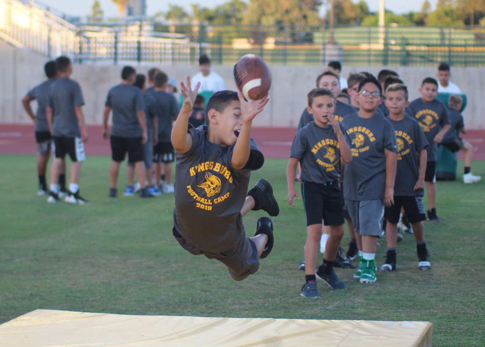 Kingsburg holds youth football camp